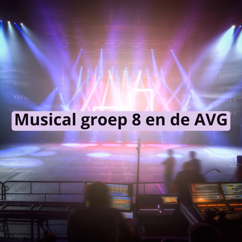 Musical groep 8 en de AVG